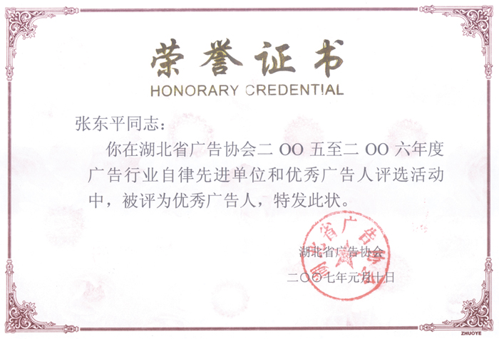 张东平：优秀广告人